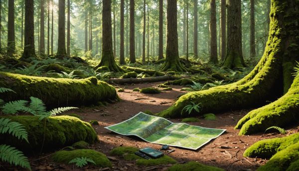 Créer une course d orientation en forêt verte