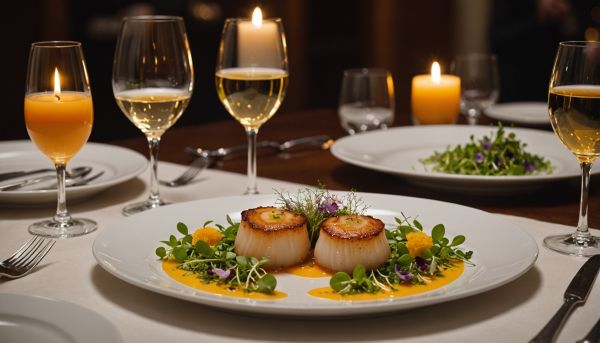 Dîner gastronomique de chef et accords mets parfaits