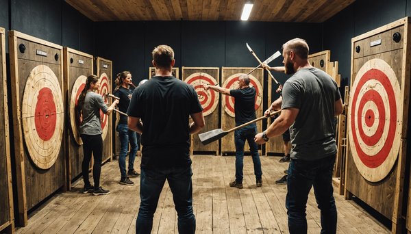 Vivez l'adrénaline du lancer de haches au viking hache club à tarbes